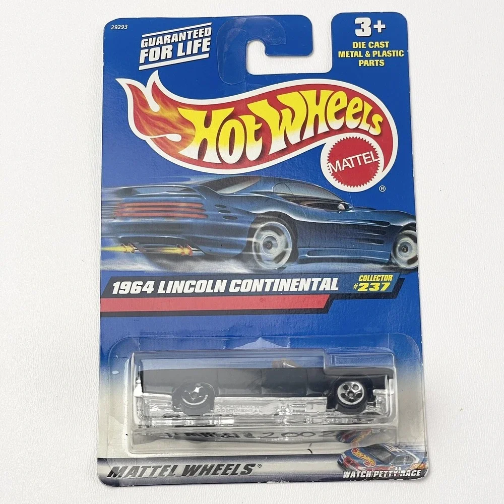 Hot Wheels 1964 Lincoln Continental 237 Black  Mattel Wheels